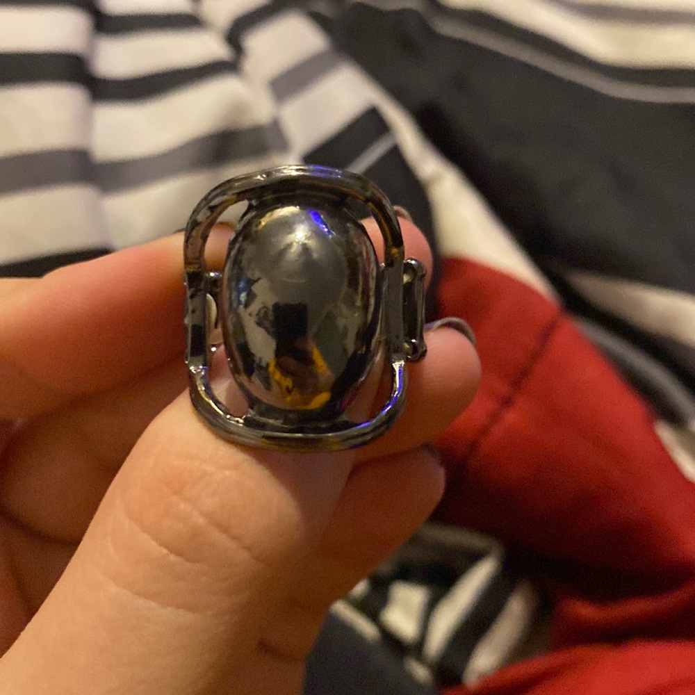 Gun Metal Ring